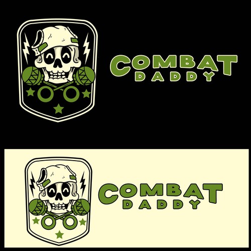 Need a classic, manly logo to appeal to new dads to read our blog! Design by Deduder