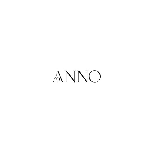 Design Craft a Unique Wordmark and Monogram for ANNO's Luxury Evening Wear di Skoty