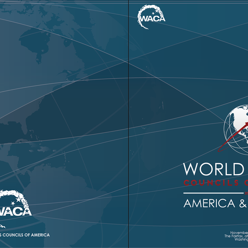 Designs | Program booklet cover for global affairs conference in ...