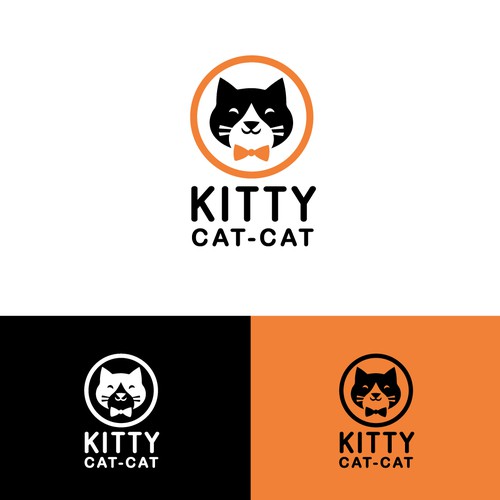 Simple playful design for a brand focusing on kitty cats for cat lovers. Diseño de Art and Pixels