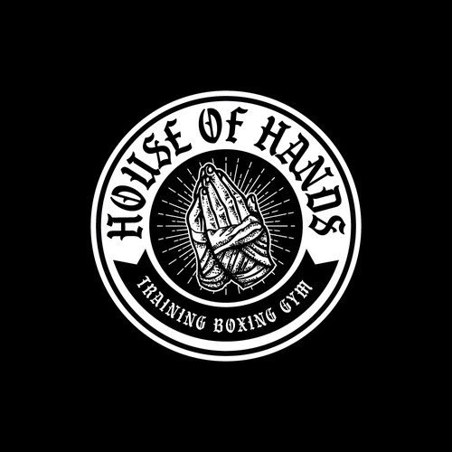 House Of Hands boxing gym logo design Design by SEVEN 7