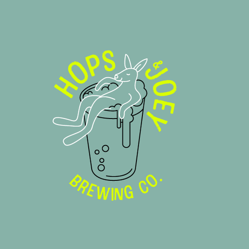 Design an authentic, evocative, and playful logo for a craft brewery in Kangaroo Valley, Australia