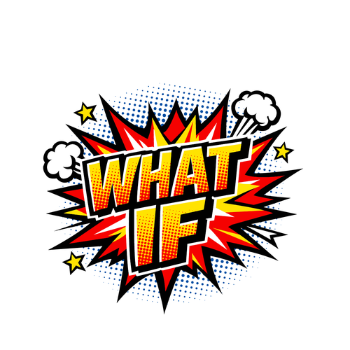 "What if" winning Logo design