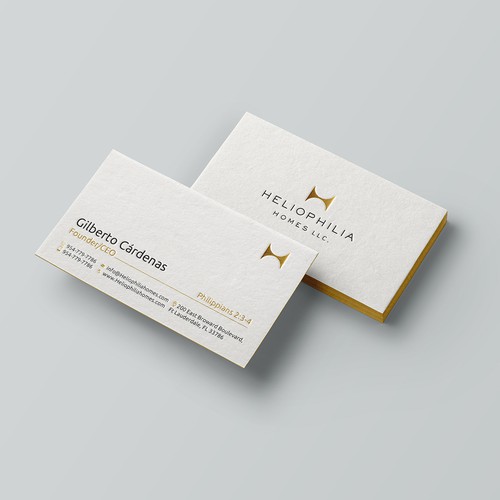 Luxury Custom Home Builder Business Cards needed Design by Azzedine D