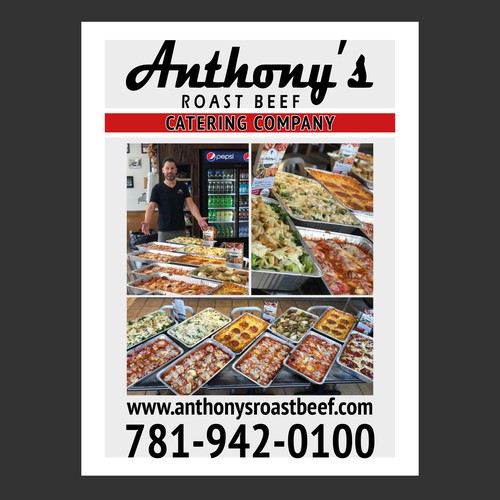 Love Food??? Create a modern, stylish Catering Menu for Anthony's Design by Echline Green