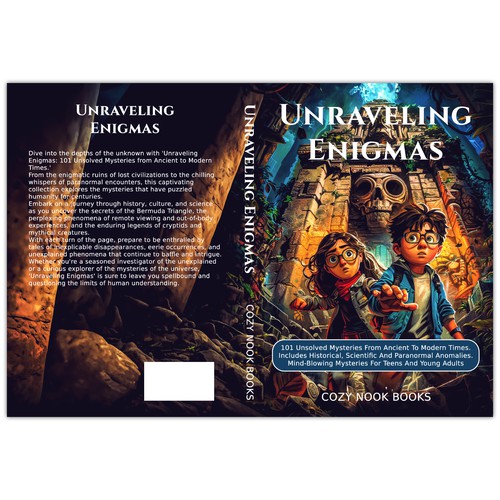 Book Cover Design for Unsolved Mysteries Book Design by flamenco72