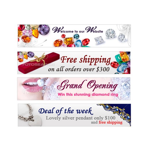 Jewelry Banners Design by Aristia