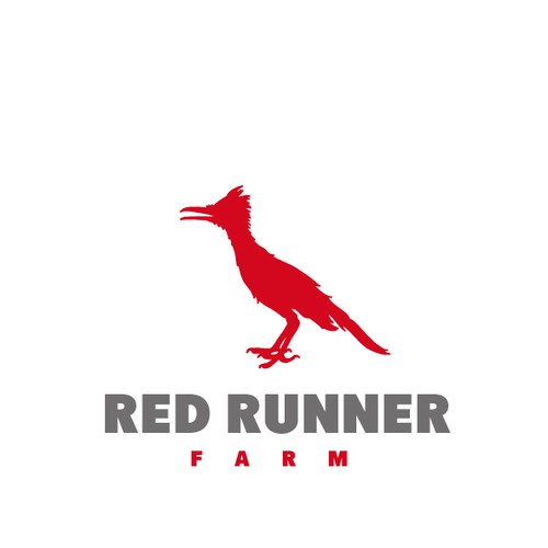 Create a roadrunner logo for Red Runner Farm Design by Valerio Di Fiore