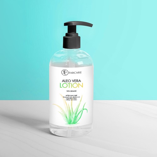 Label Design for Aloe Vera Lotion Design by mindART*