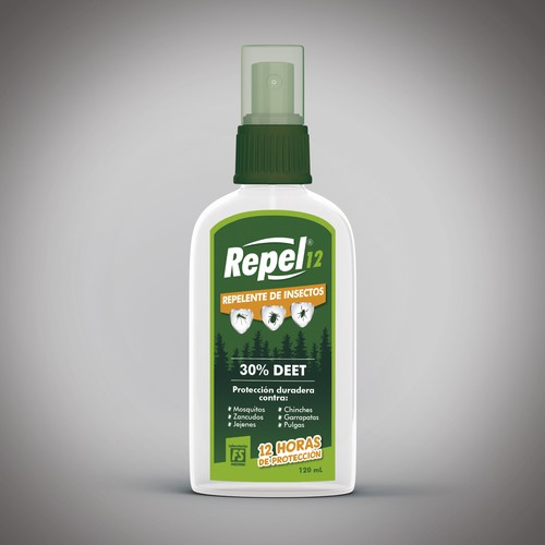 Repel 12 Max Etiqueta-ontwerp door Anrally