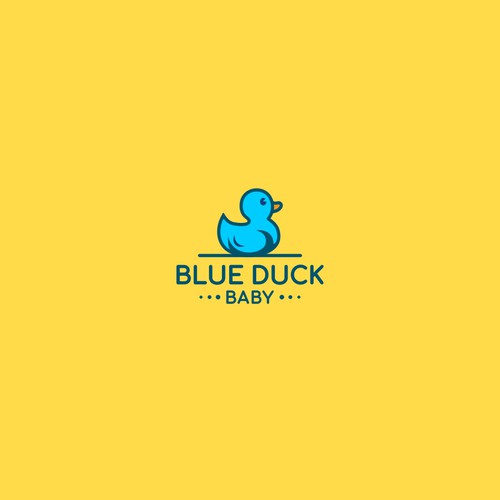 Blue Duck Baby Design by SpartAnt