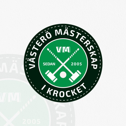 Legendary croquet tournament in Sweden. First logo ever. Looking for unique croquet vibe, creativity, and retro look! Design by Afrian.