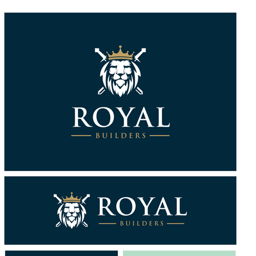 Design a "royal" logo for a new construction company startup. Design by Jeck ID