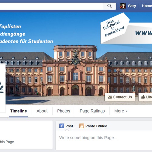 Awesome Facebook Cover for Student Platform Design by GJCDesign