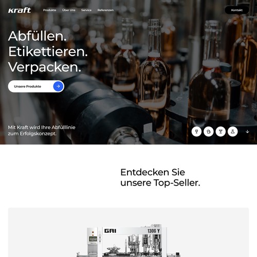 Web page design contest entry by projekt38