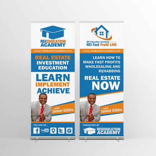 Rei Education Academy Event Banner Design Signage Contest