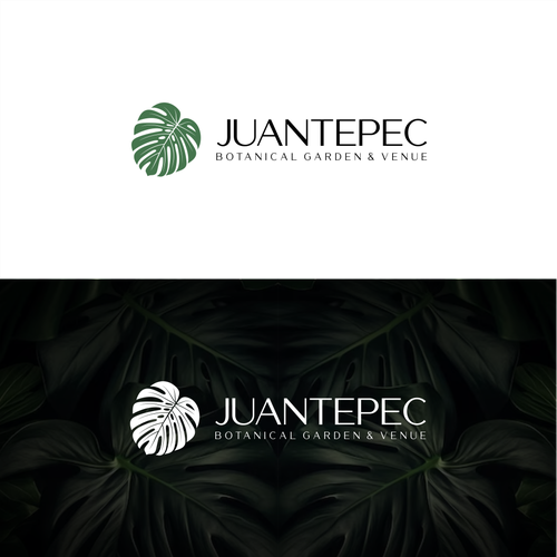 Botanical garden & Venue Logo creation (we would like to use the leaf as a cut out on a steel plaque (with holes in the  Design by Unintended93