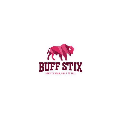 Buff Stix...Lean, Delicious, Buffalo Strong. Design by knight brands™