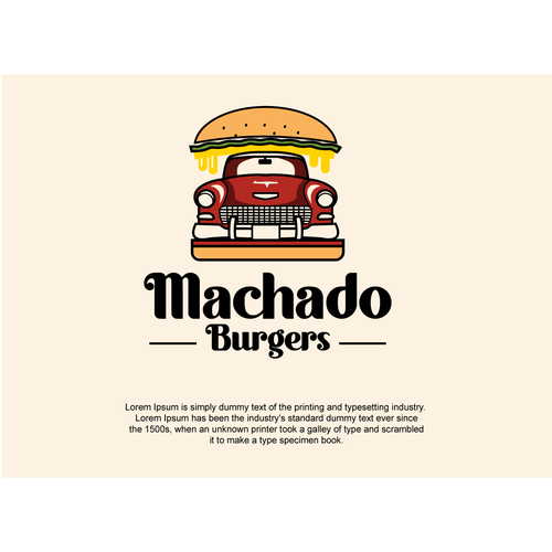 Old school burger joint with new new school branding. Design by Safflower YES