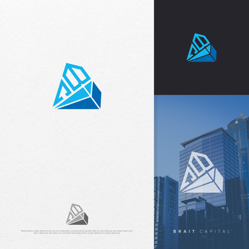 Design a powerful logo that bring diamond to shine for commercial real estate Design by alqarni Studio