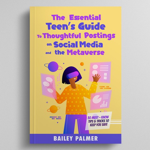 Design an awesome and eye catching book cover that appeals to teens/parents for a guide book Design by Dynaaa