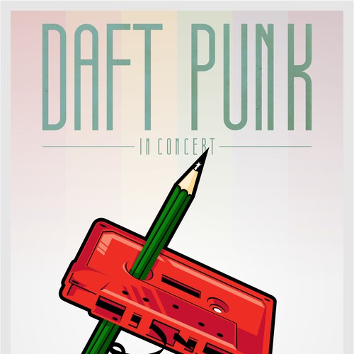 99designs community contest: create a Daft Punk concert poster-ontwerp door ankz