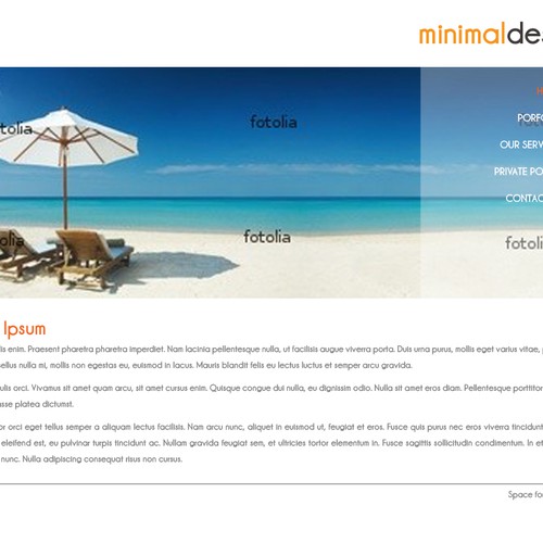 1-3 Page Website Template Design von anndrea