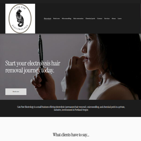 Optimisation of Cats Paw Electrology