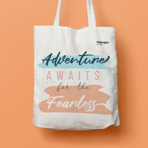 Typographic illustration to inspire and empower women Design by fonhea