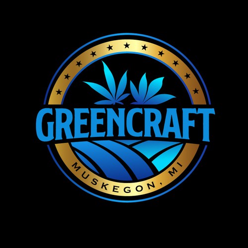 Brand Logo for craft cannabis grow in Michigan. Design by antesofte ✌