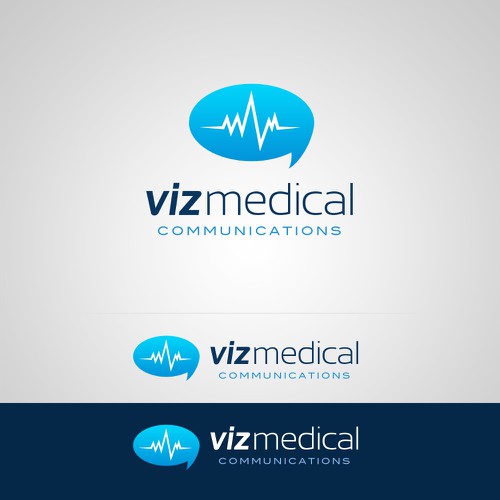 logo for Viz Medical Communications Design by muezza.co™