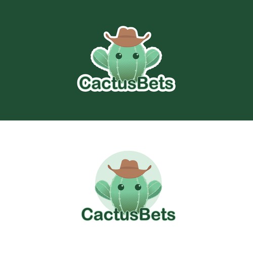 Cactusbets - professional but playful football betting logo