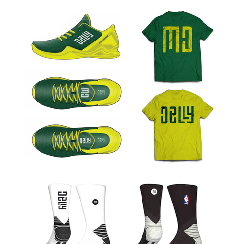 Australian NBA Player and Olympian needs a typographic logo for global branding Design by :: scott ::