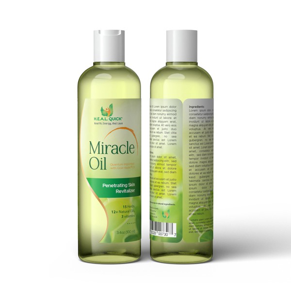 Design by lid graphic titled "HEAL QUICK"