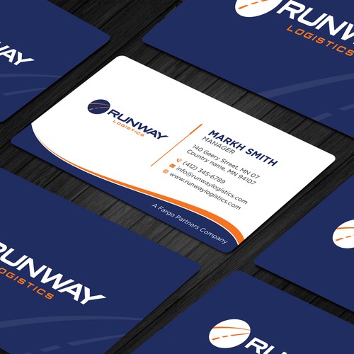 Design di Runway Logistics Business Card di prosenjit_P