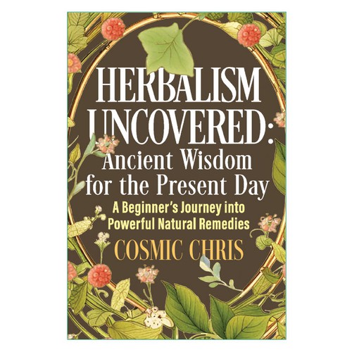 Depiction of powerful ancient herbal wisdom for modern times for an ebook on herbalism Design by logroll