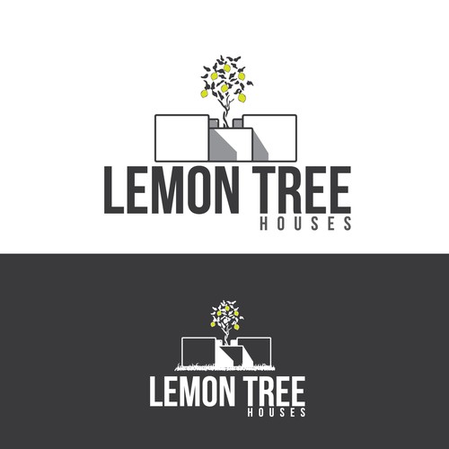 Lemon Tree Houses Logo Folegandros Island Resort in Greece! Design by puky