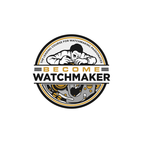 need a logo that attract watchmaking passionate to learn how to become watchmaker Design by CHICO_08