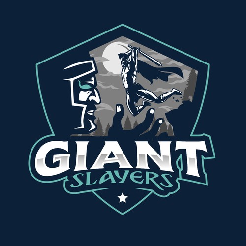 "Giant Slayers" Corporate Team Logo Design réalisé par Gr8 Art