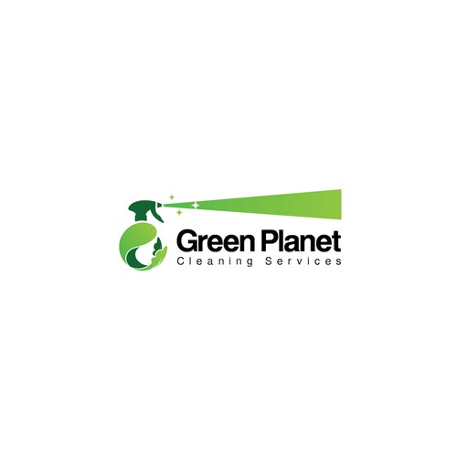Design a Professional, Clean Logo for a Green Cleaning Company Design by ferytale