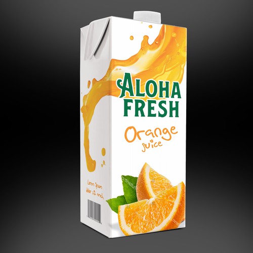 ALOHA FRESH JUICE & TEA Design by neoflexdesign