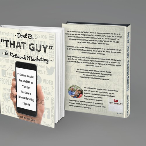 NCP BOOK COVER - Don't Be "That Guy" In Network Marketing Design by Ruhlgraphics