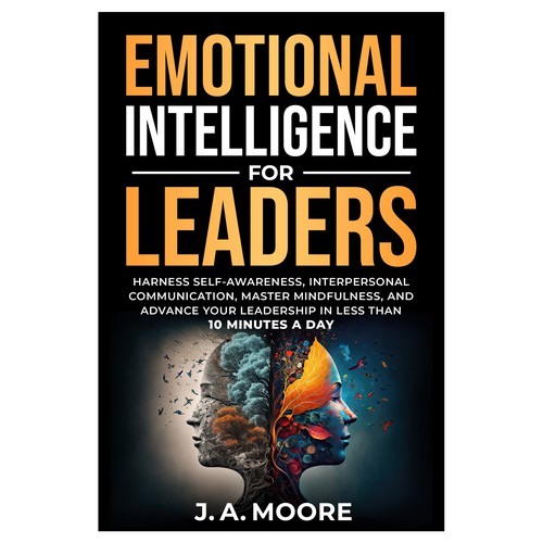 Need an Emotional Intelligence for leaders book cover. Design by Unboxing Studio