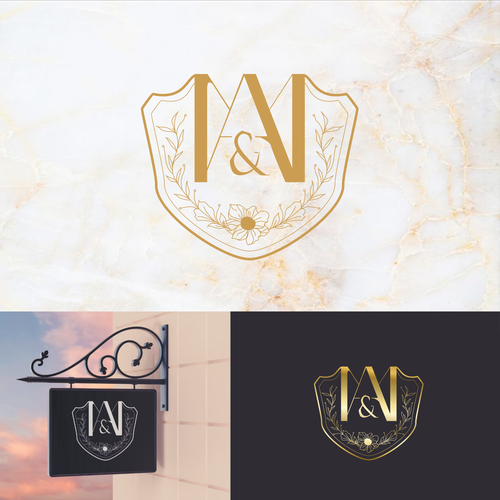 Wedding Monogram - AM Design by Elesense