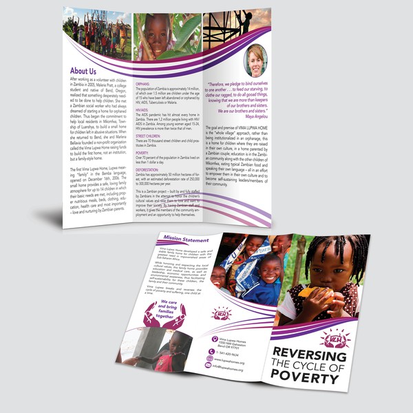 Design by ArtoD2 titled "Update brochure for Orphanage in Africa"