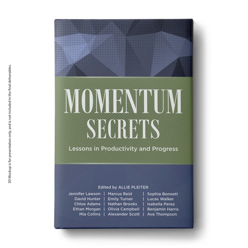 Create a cover for a book about Lessons in Productivity and Progress Design by U.T