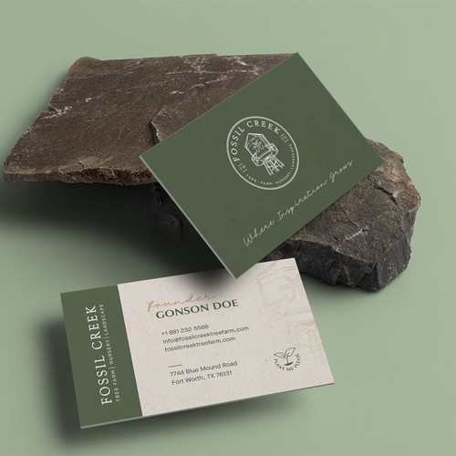 Plantable Seed Paper Business Card - Digital