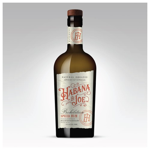 Handmade Spiced Rum Label design Design réalisé par The Kings Jewels