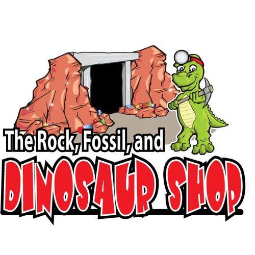 Help the rock fossil and dinosaur shop with a new logo Logo