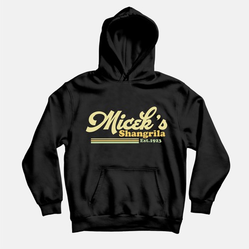 Retro hoodie illustration design for family owned bar Design by Dee29ers